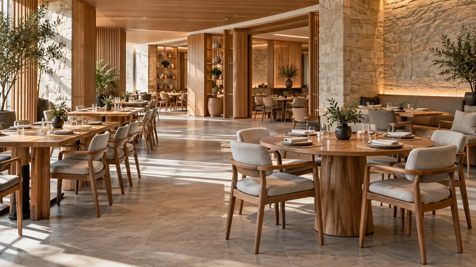 Illustrative shared dining service representing one part of resort operations supported by business revenue.