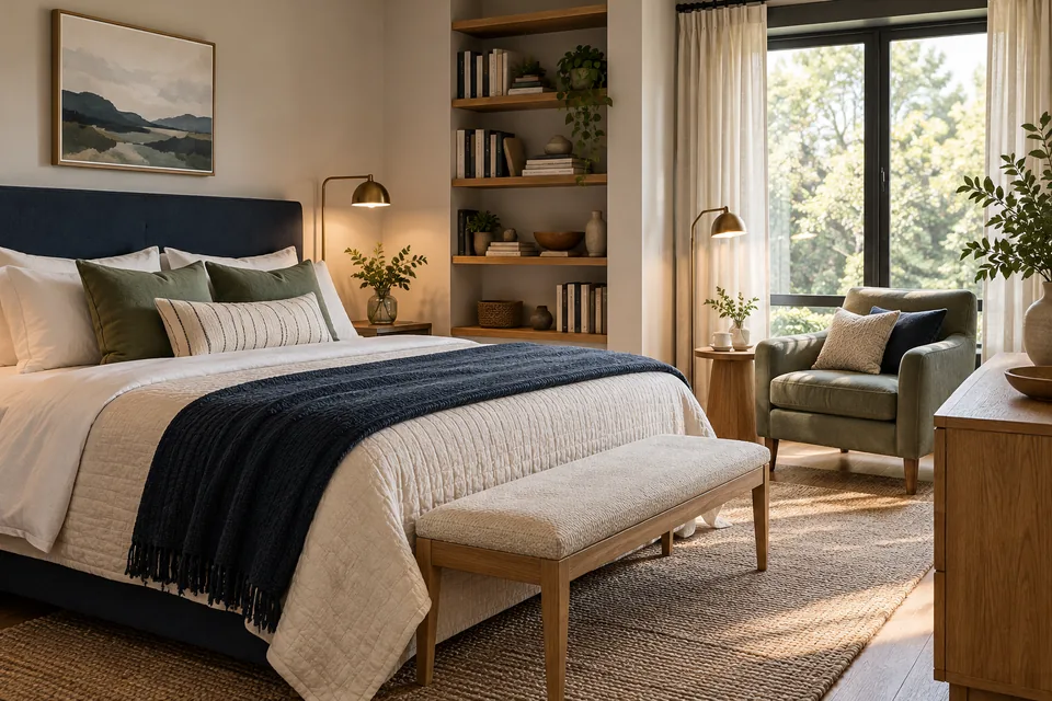 Illustrative guest room representing accommodation as a separate arrangement from financial participation.